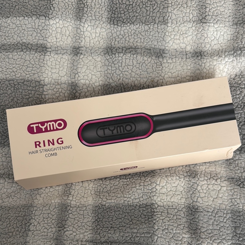 TYMO Ring Hair Straightening Comb - Black